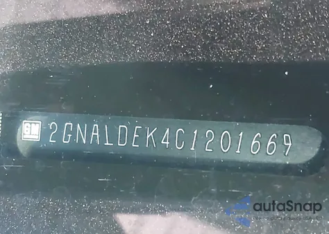 2012 Chevrolet Equinox 1Lt из США, поврежденный, VIN 2GNALDEK4C1201669